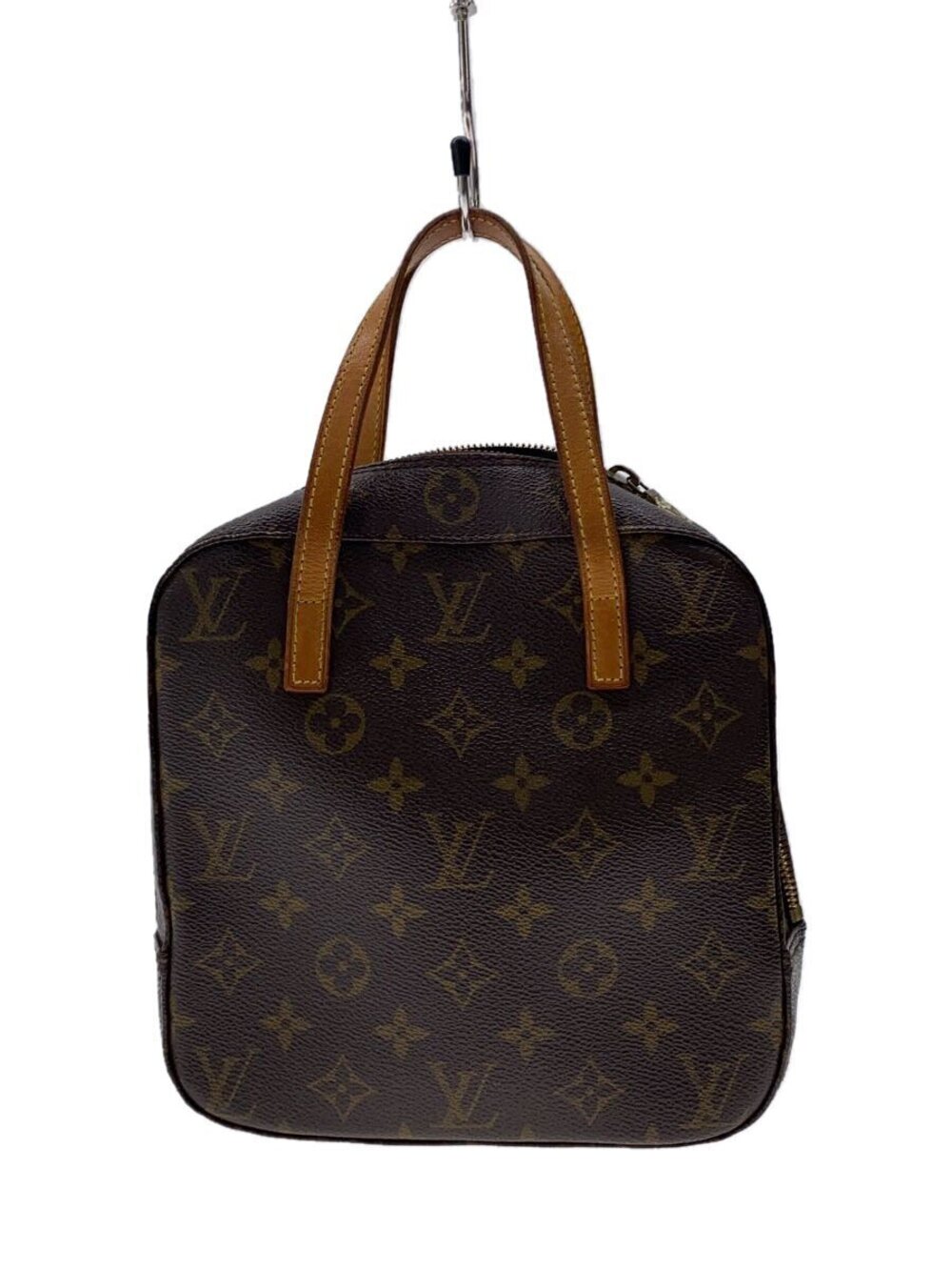 Louis Vuitton Monogram Spontini Handbag iconic brown canvas